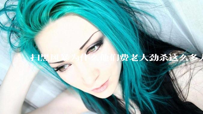 扫黑风暴为什么他们费老大劲杀这么多人不如直接把督导组干掉？